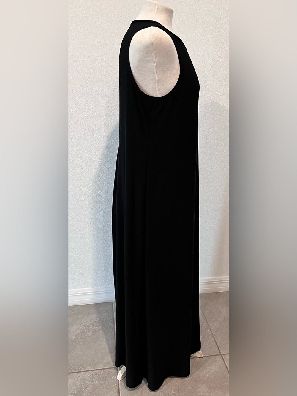 MSK Black Maxi Skirt - Sleek Straight Cut - Picture 6 of 7